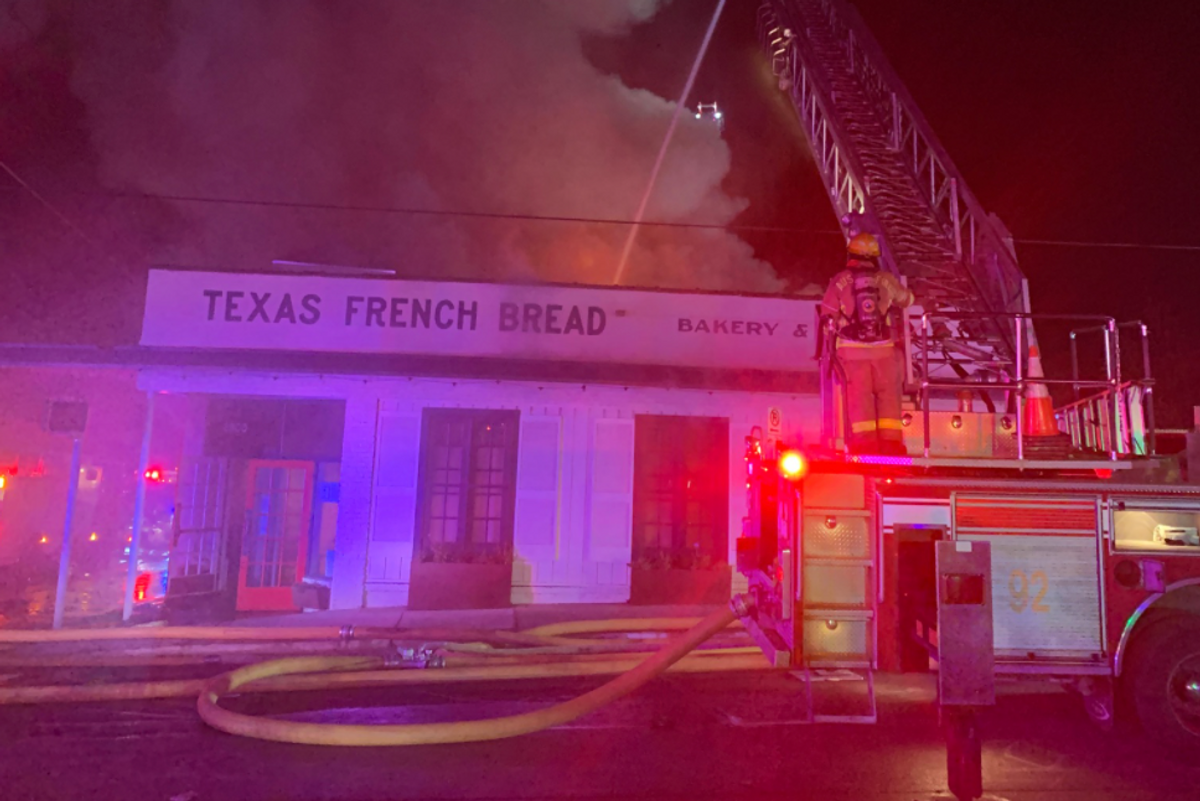 ​Texas French Bread Bakery sees $1.6 million in damages after overnight fire destroys historic building