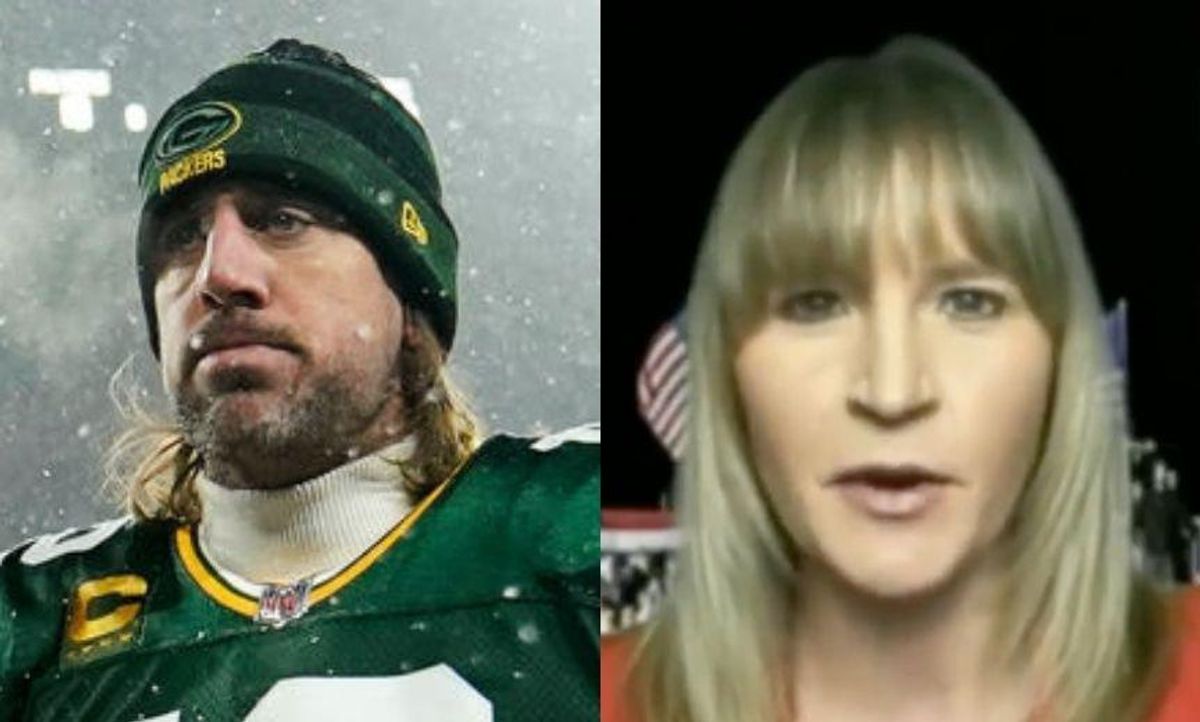 Trump Spokeswoman Tried Using Aaron Rodgers' Biden Rant to Prove 2020 Election Lie and It Backfired Instantly