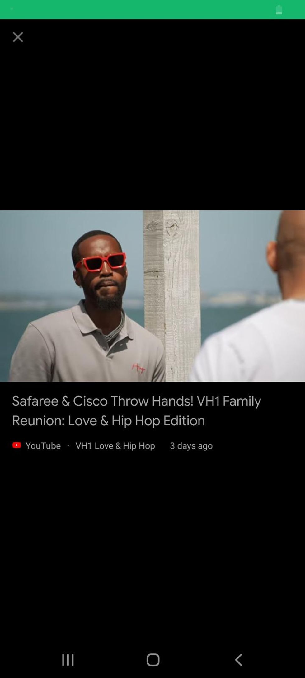 VH1 Love and hiphop's Safaree and Cisco fight like girl's on Family Reunion And proves neither one of them are truly from the street because men use their fist instead of cat fighting​