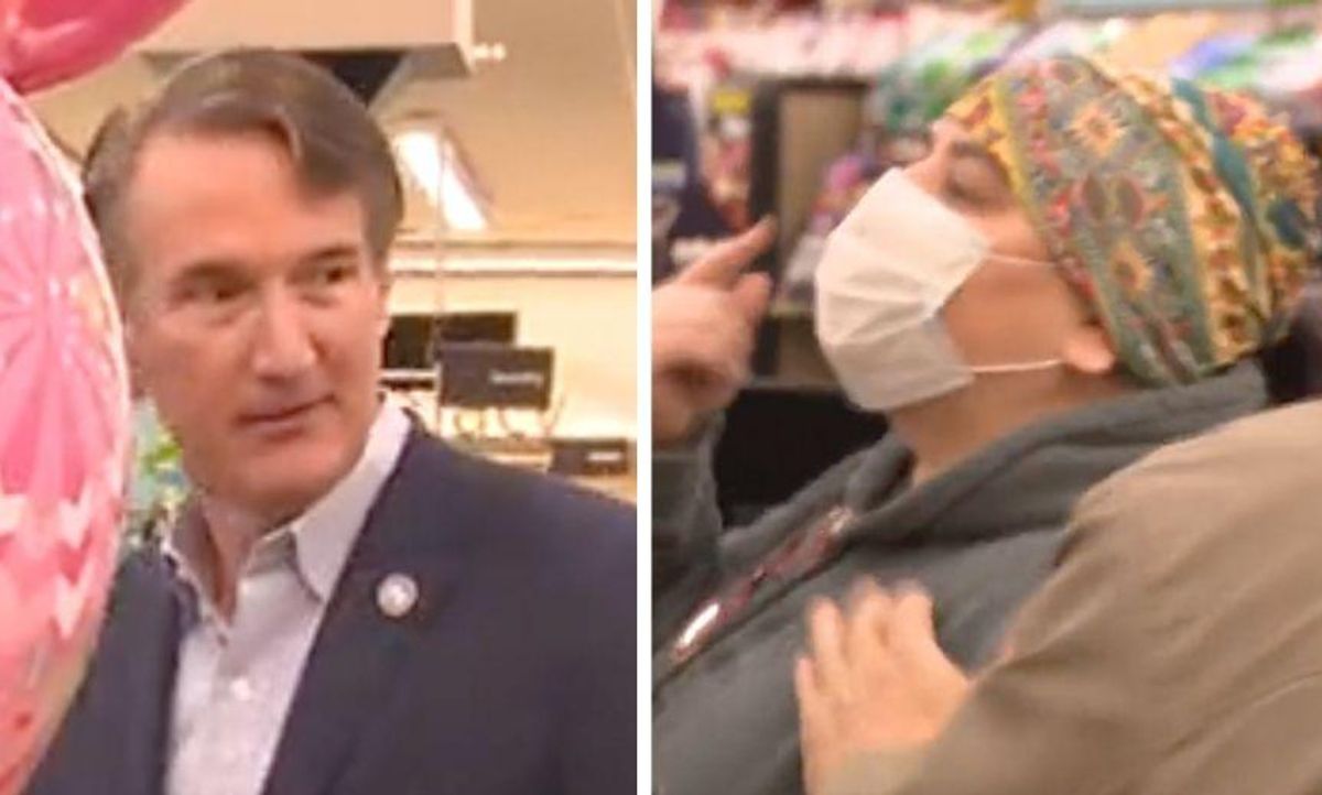 Virginia Woman Becomes Internet Hero After She Calls Out Maskless Governor at Supermarket