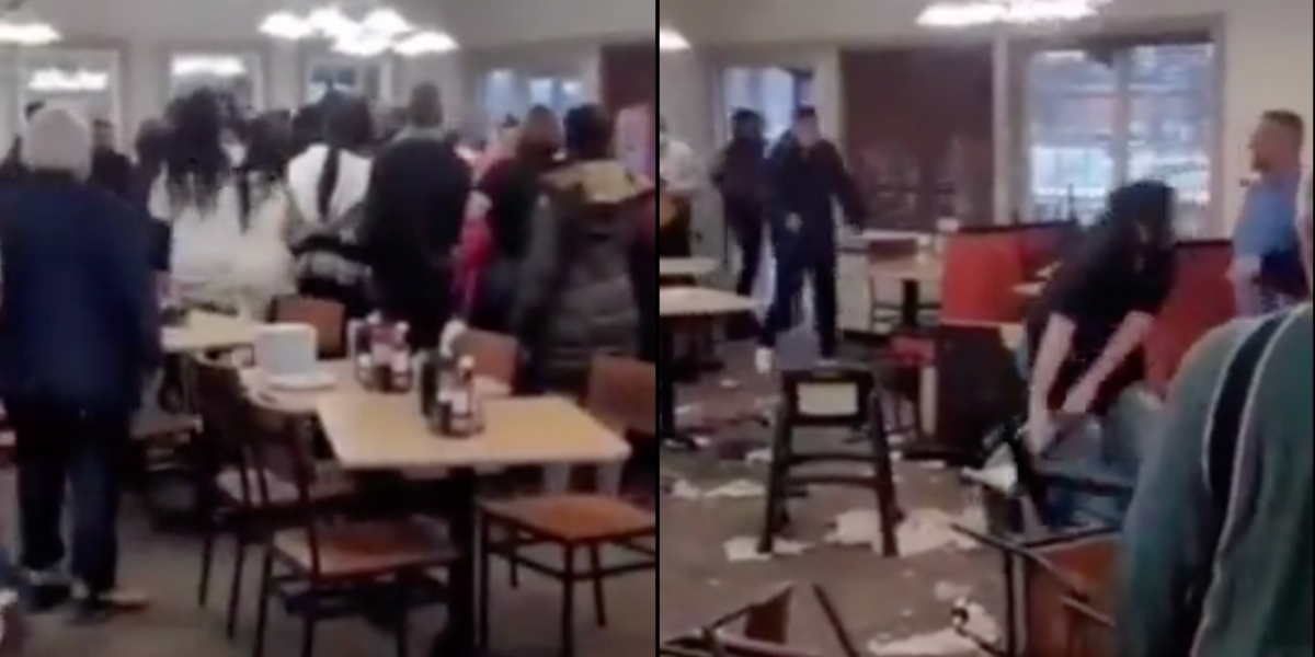Massive 40-Person Brawl Breaks Out At Pennsylvania Golden Corral Over Steak Shortage In Surreal Video