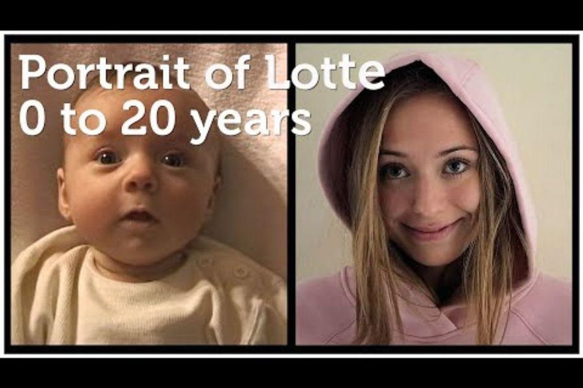 Dad's incredible 5-minute time-lapse of his daughter's life took 20 years to create