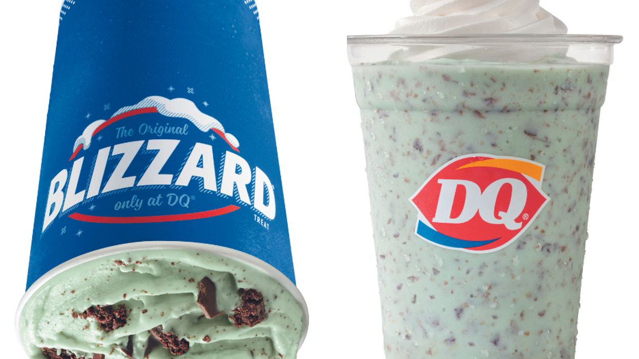 Dairy Queen adds mint brownie Blizzard, brings back mint chip shake