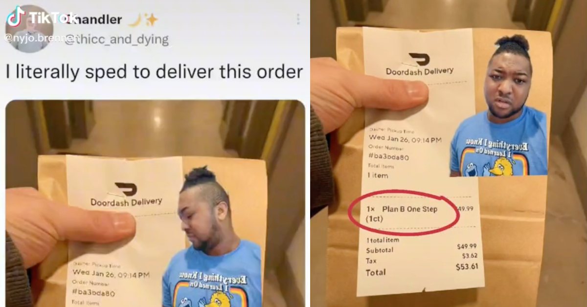 DoorDash Driver Heroically Rushes To Deliver Customer's Plan B: VIDEO ...