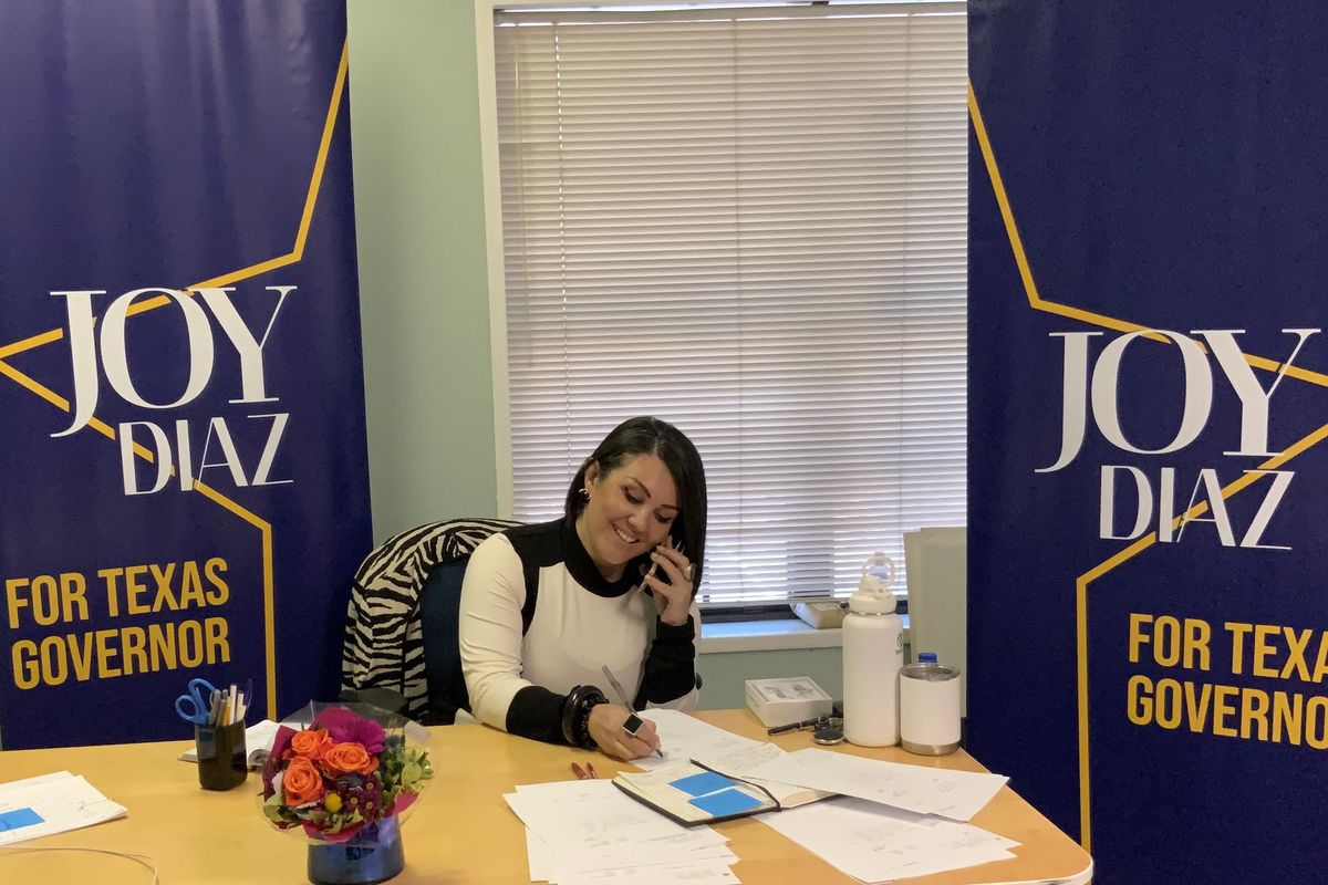Austin journalist turned governor-hopeful Joy Diaz confident in a runoff against Beto O'Rourke in the primaries