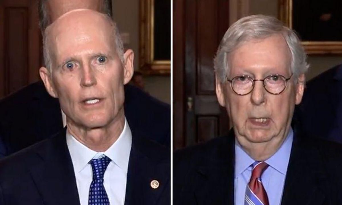 McConnell Throws GOP Senator Under the Bus Over His Plan to 'Raise Taxes on Half the American People'