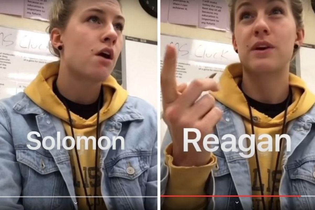 Teacher mispronounces every student's name to get a laugh, but it also serves a bigger purpose