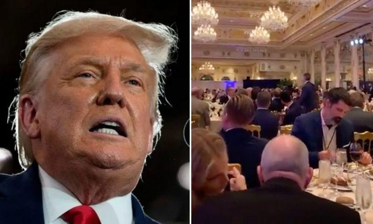 Trump Doubled Down on Praising Putin's 'Smart' Invasion of Ukraine and Even Mar-A-Lago Guests Seemed Put Off by It