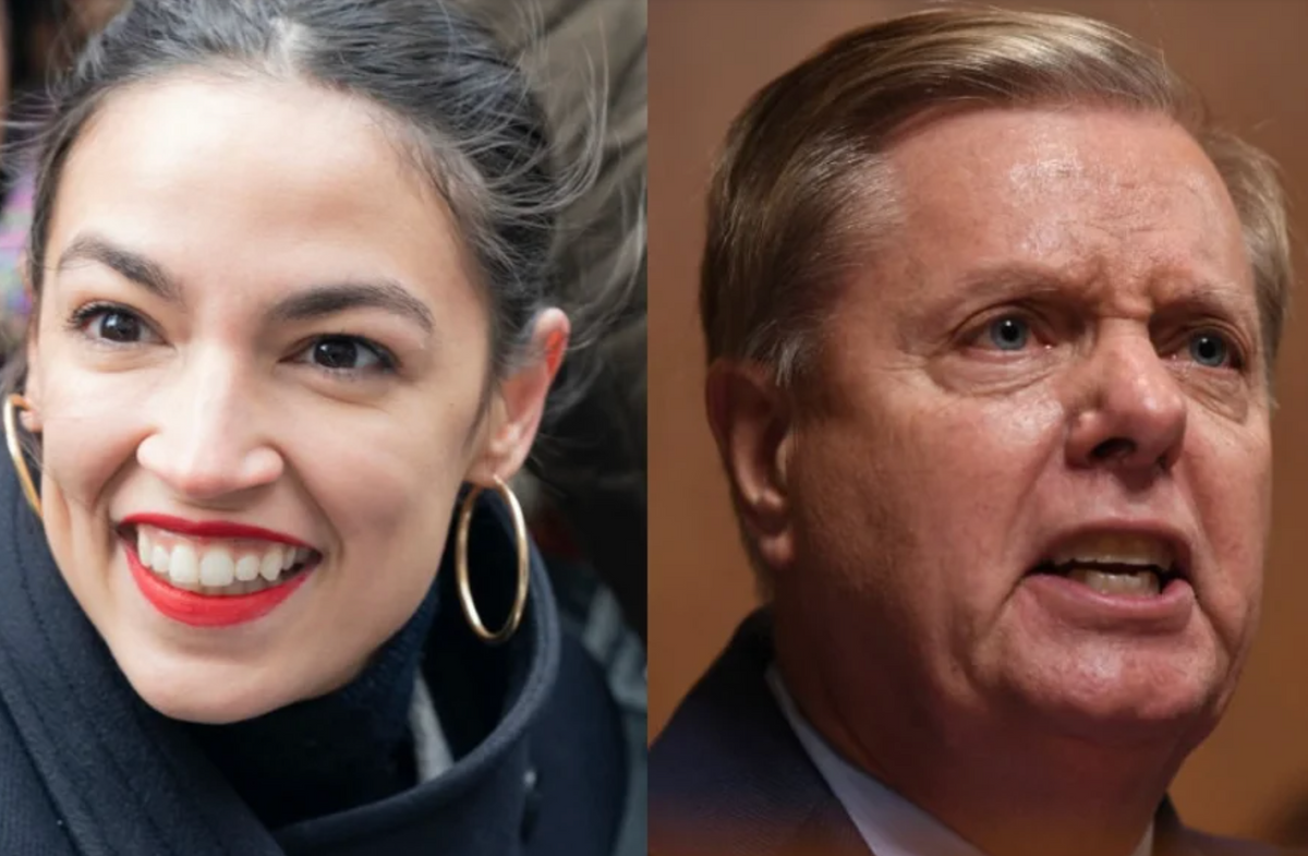AOC Throws Savage Shade at Lindsey Graham After He Questions Judge Jackson's Faith