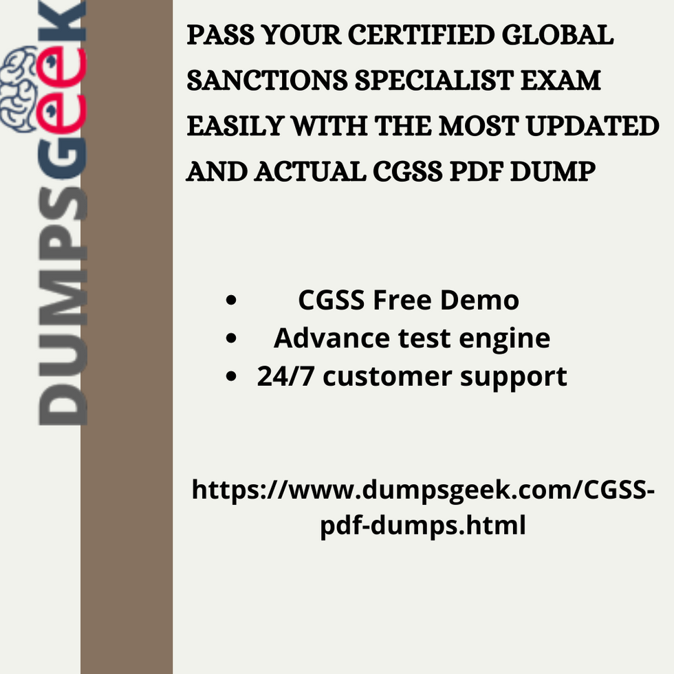 CGSS Valid Examcollection