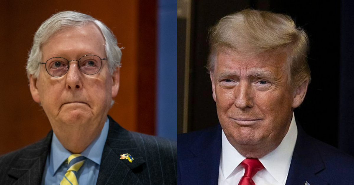 McConnell Slammed for Saying It's His 'Obligation' to Support Trump in 2024 If He's the GOP Nominee
