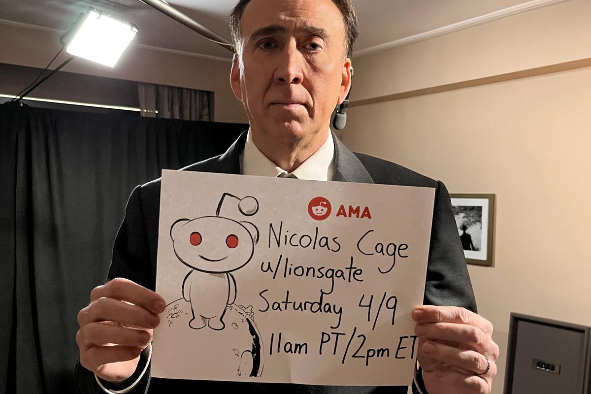 Nic Cage delivered the most wholesome answers during an extremely rare fan Q&A