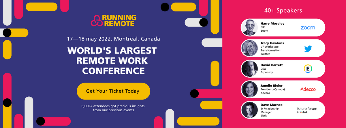 PowerToFly Partner Running Remote's Conference Comes Back with a Live Event in Montreal