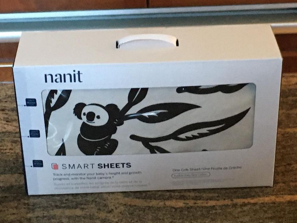 Photo of Nanit Smart Sheets in a box