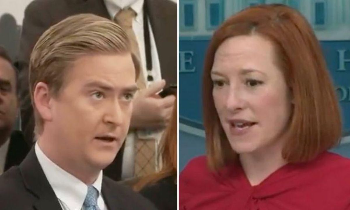 Jen Psaki Expertly Throws Peter Doocy's Inane 'Don't Say Gay' Question Back in His Face