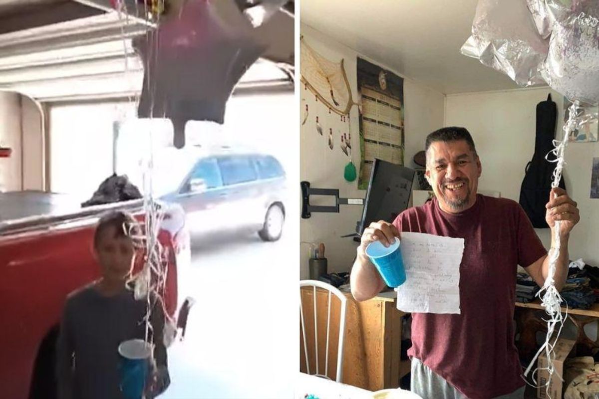 A kid in Kansas released balloons with a note. A Cree man in Quebec found them 1,800 miles away.