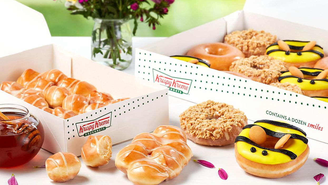 Krispy Kreme adds first-ever honey doughnuts to its menu for a limited time