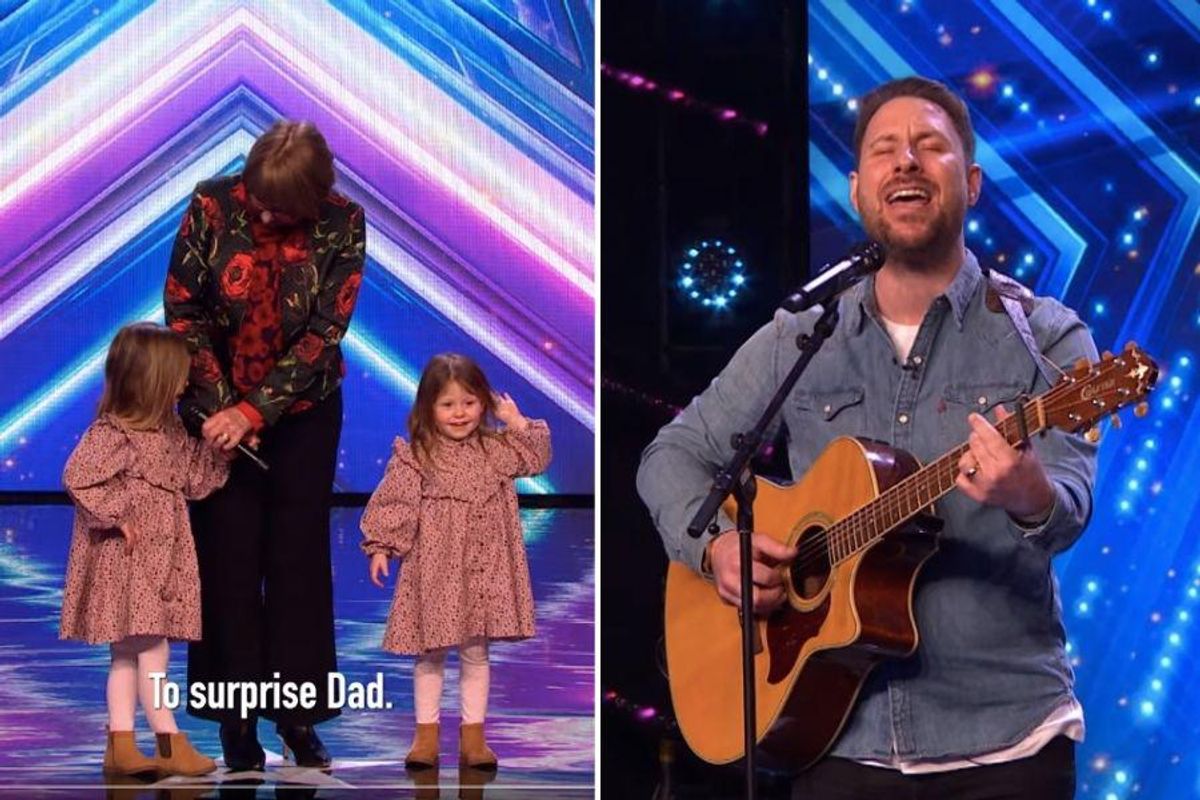 Dad had no idea he was auditioning for 'Britain's Got Talent.' He brought the house down anyway.