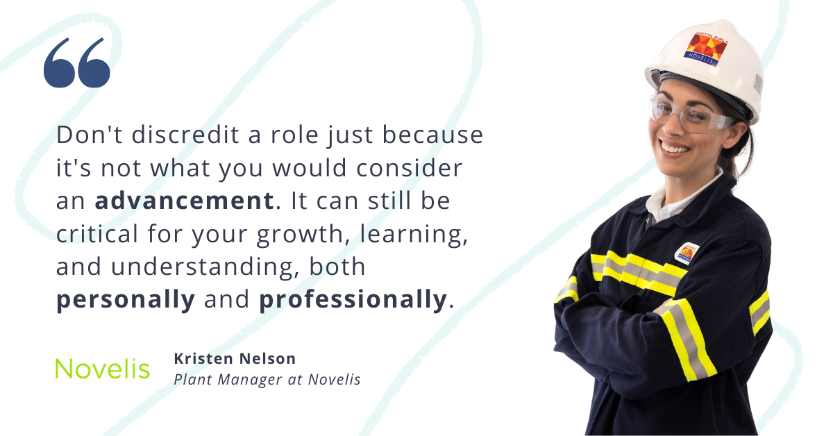 Novelis’ Plant Manager, Oswego, Kristen Nelson on the Advantages of Making Lateral Career Moves