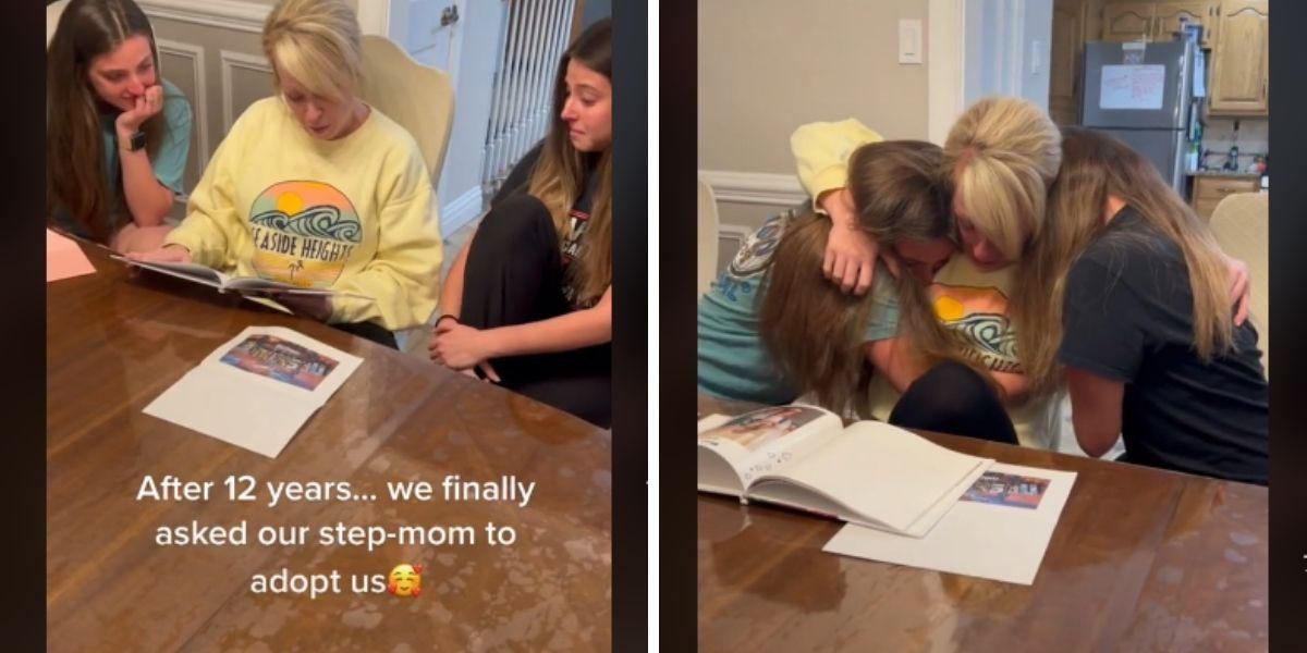 Two Sisters Ask Their Stepmom To Adopt Them With Sweet Memory Book Upworthy 4553