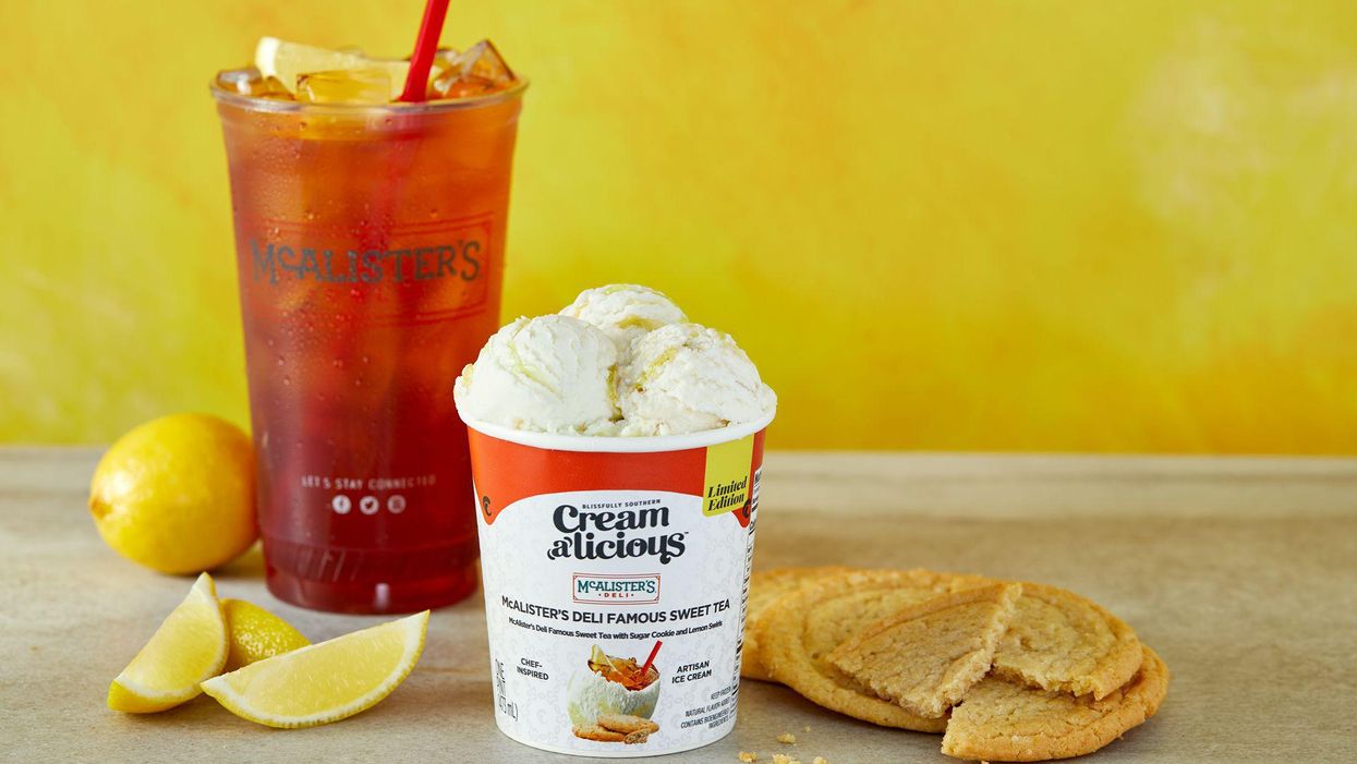 McAlister's Deli is serving up sweet tea ice cream this summer