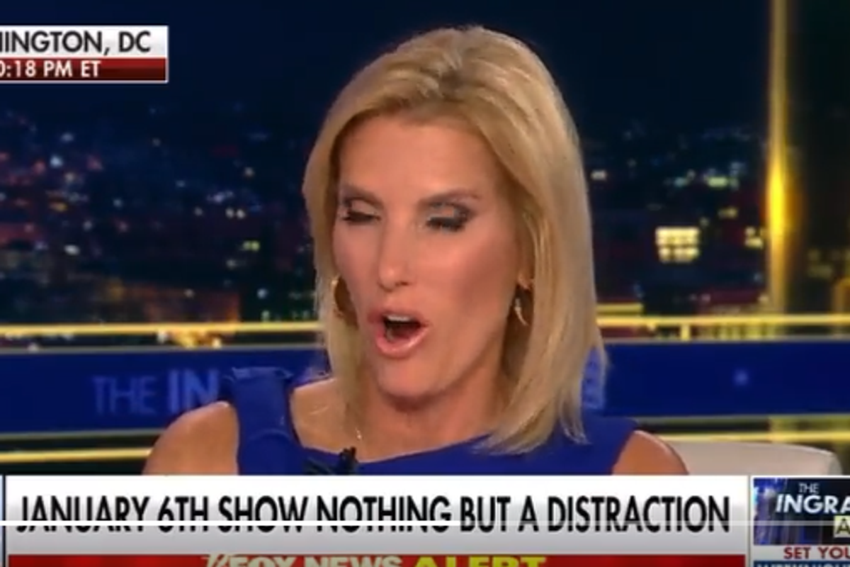 Fox News Not Showing January 6 Hearings. Here's Laura Ingraham To Blurt Out Why!