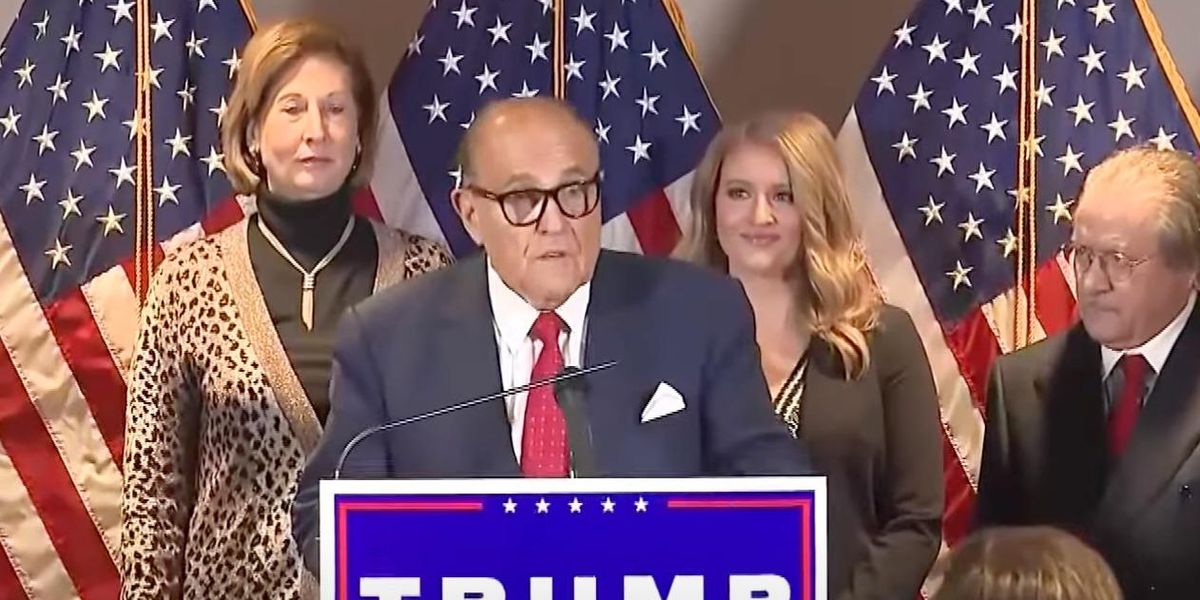 'Outraged' Rudy And Cronies Insist He Was Sober On Election Night 2020 - Vimarsana News
