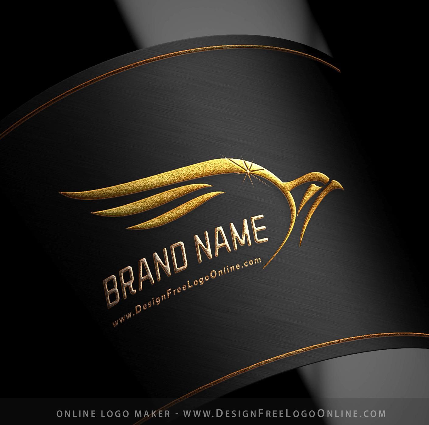Luxury Branding Logo With Eagle 