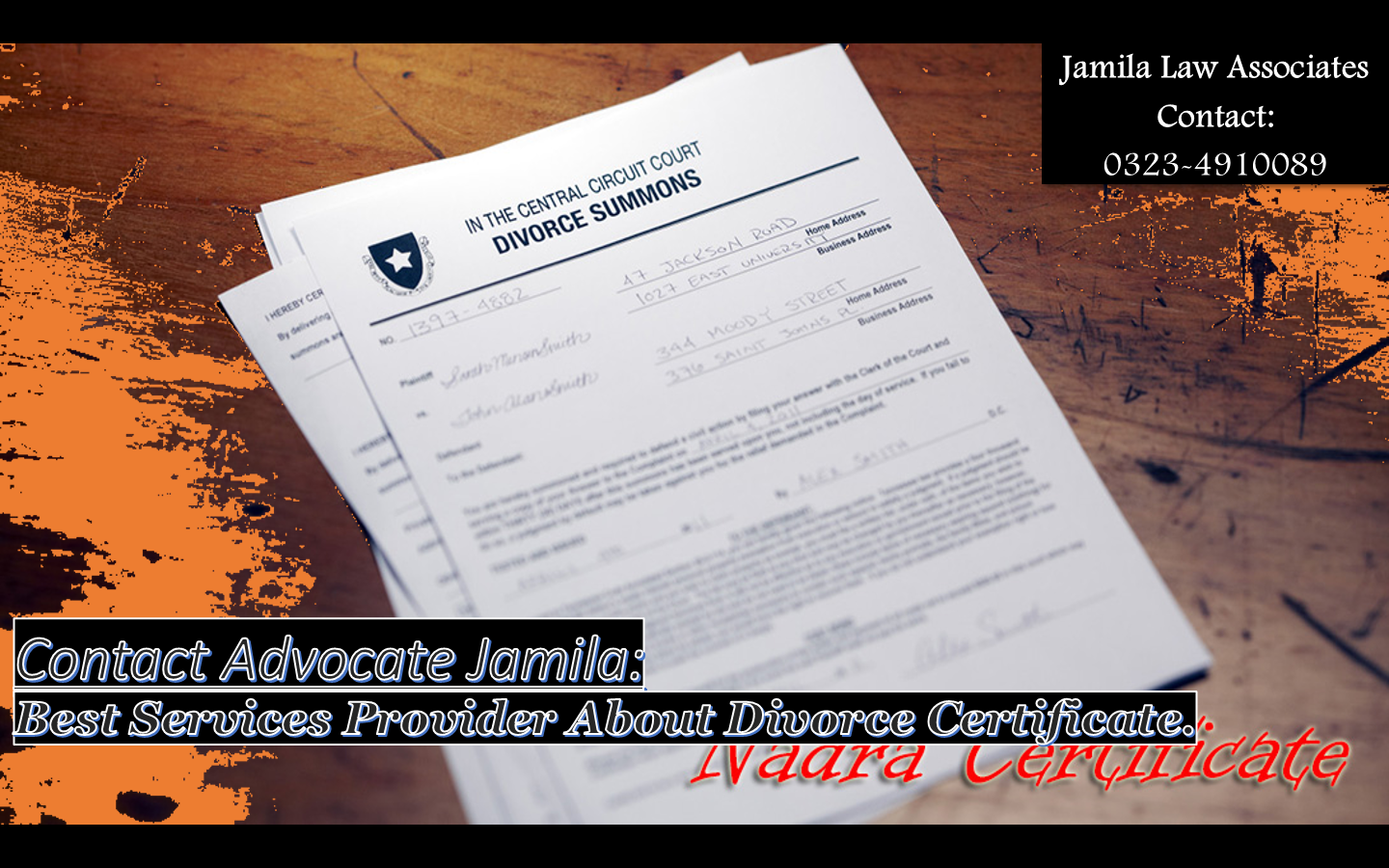 Get Divorce Papers Certificate Pakistan Punjab Online Get Divorce Papers Certificate Pakistan Punjab Online