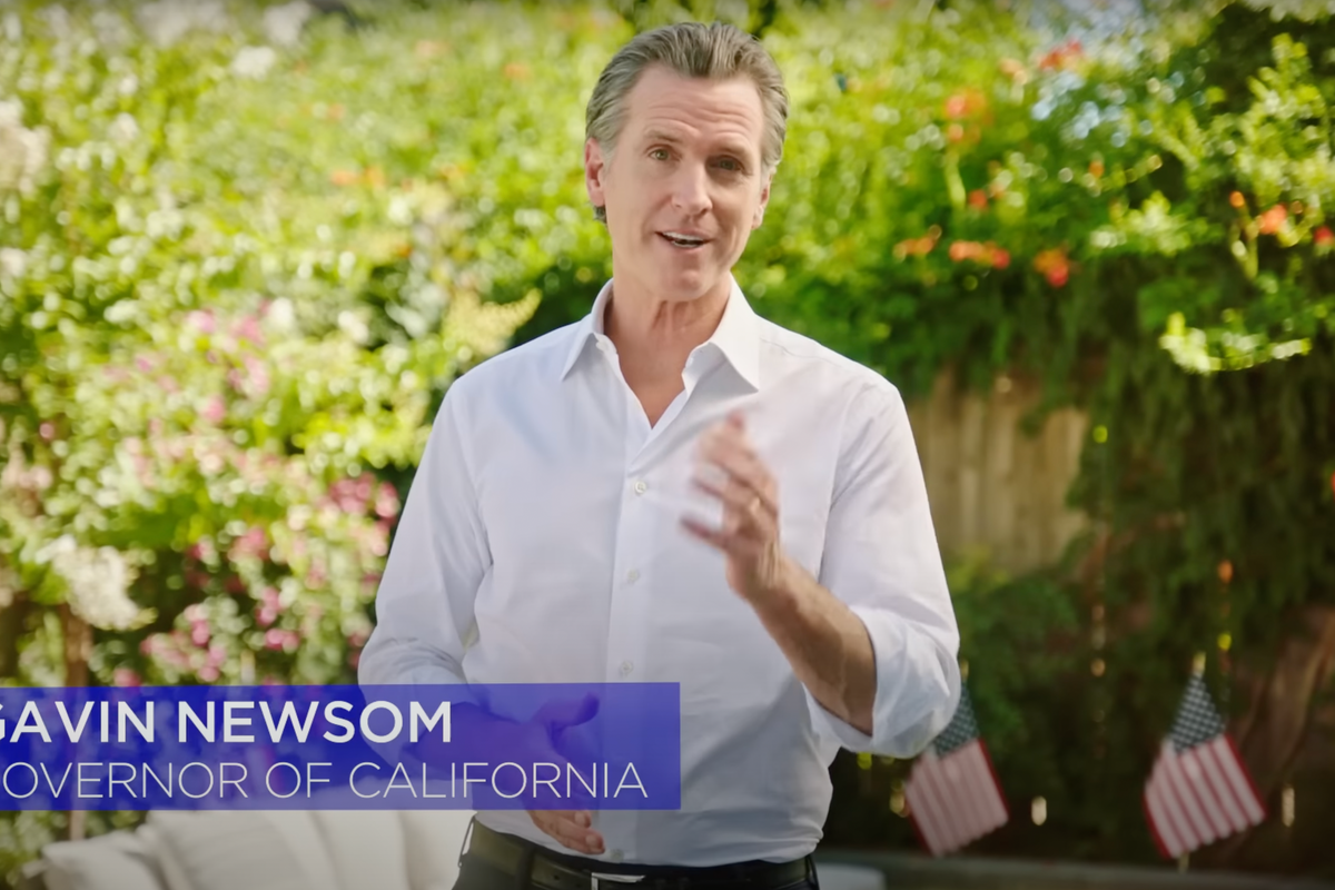 CA Gov Gavin Newsom Throws Punch At FL Gov DeSantis's Giant Glass Jaw