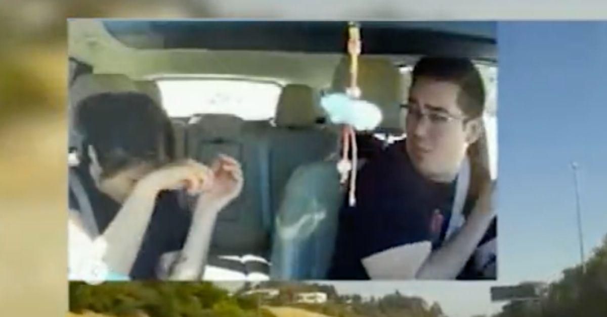 Couple Stunned When Bullet Flies Through Their Window Out Of Nowhere In Wild Dashcam Footage