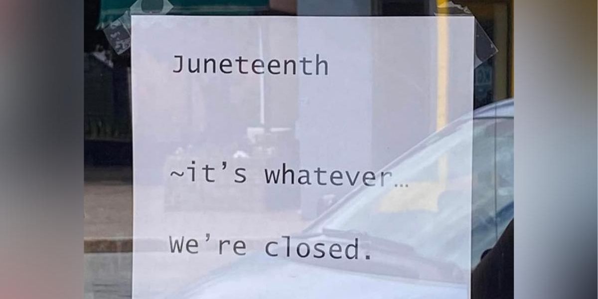 Reed Insurance Company In Maine Posts Racist Sign Comic Sands