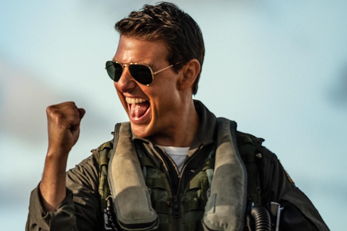 Tom Cruise in Ray-Bans for Top Gun: Maverick