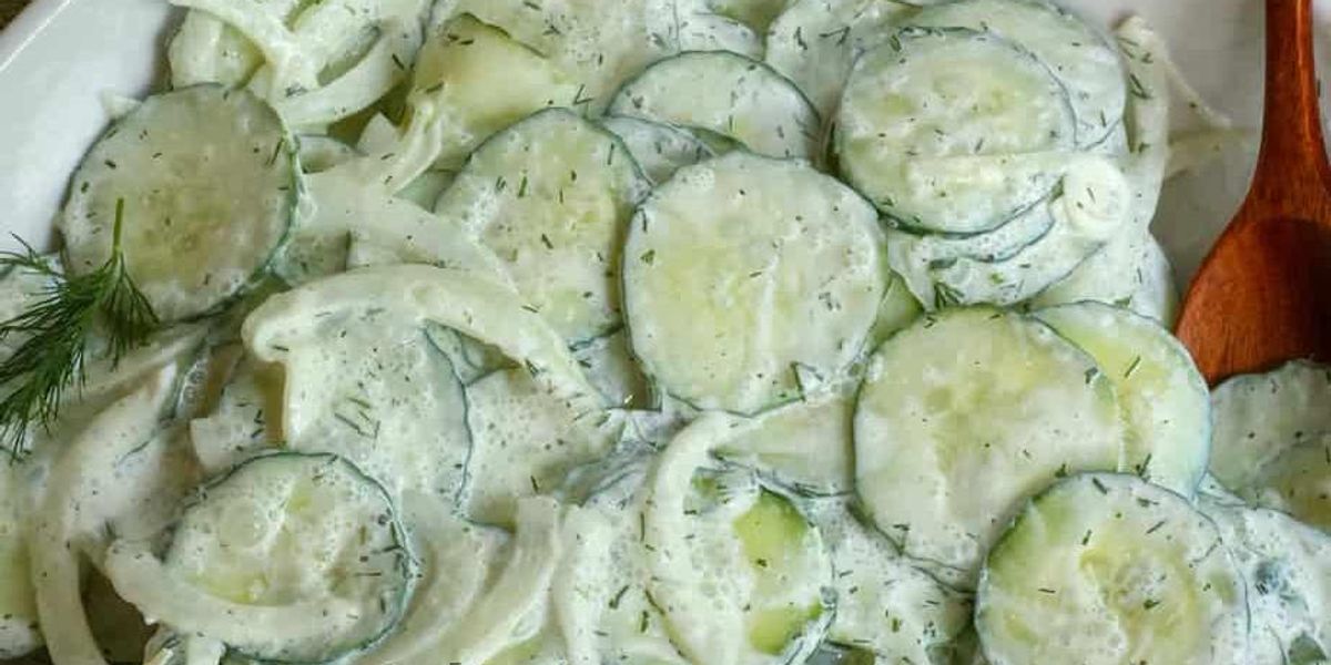 German Cucumber Salad - My Recipe Magic