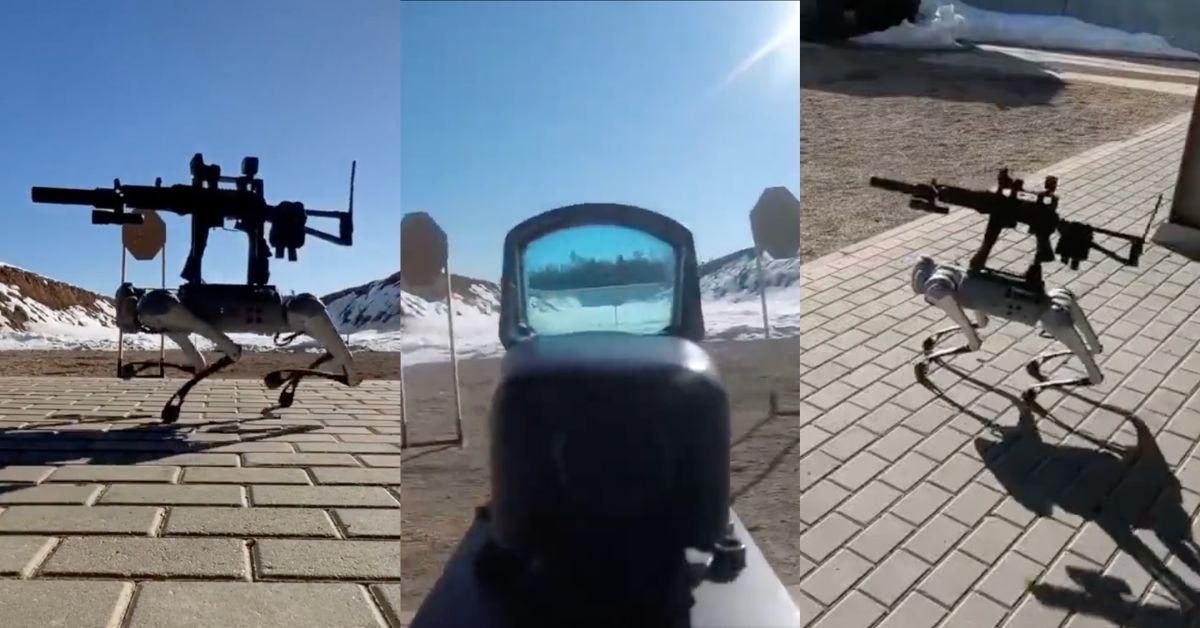 Russian YouTuber Straps Machine Gun To Back Of Robot Dog In Alarming Video—And It Was Just A Matter Of Time