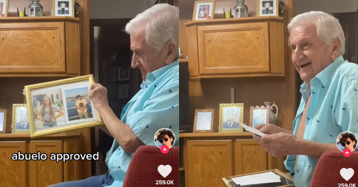 Trans TikToker's Grandpa Swapping Out Pre-Transition Pic From His Family Photo Display Is Everything