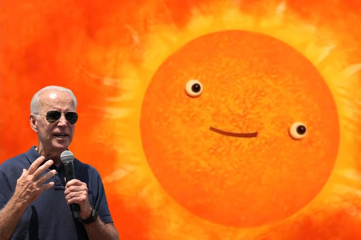 Joe Biden In Pocket Of BIG SUN! (Seriously, Come Get A Nice Time)