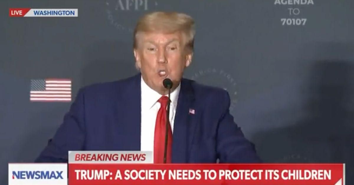Trump Hints That He'll Run In 2024 While Calling LGBTQ+ People 'Sickos' In Latest Speech