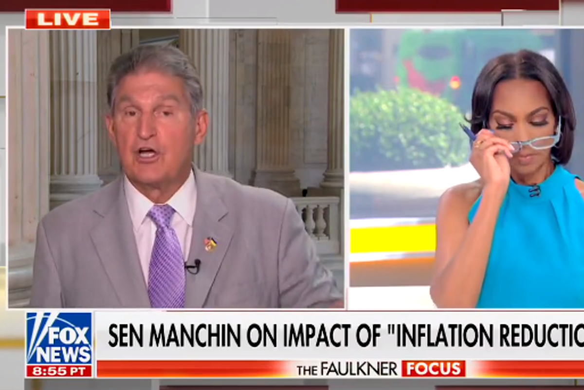 Fox News So Mad At Joe Manchin Now, HOW VERY DARE HE!