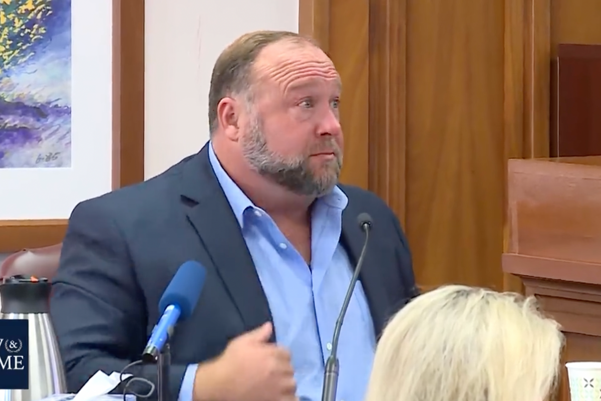 Alex Jones Loses Sh*t On Witness Stand, Attempts To Poison Jury, Takes Weekend Off