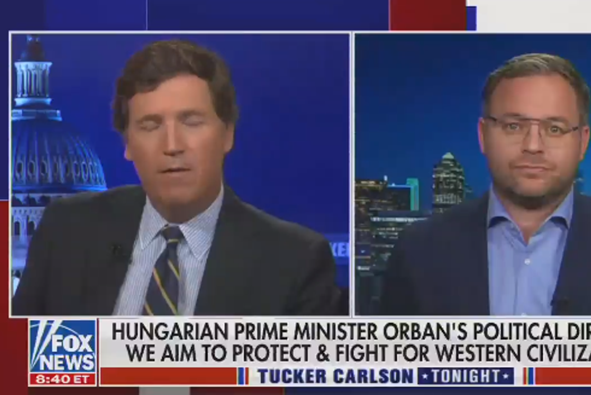 American Fascists Welcome Viktor Orban Like He's Hitler Come Back From France