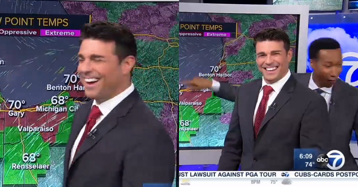 Chicago Meteorologist Loses His Mind After Discovering Monitor Is Touch Screen During Live Forecast