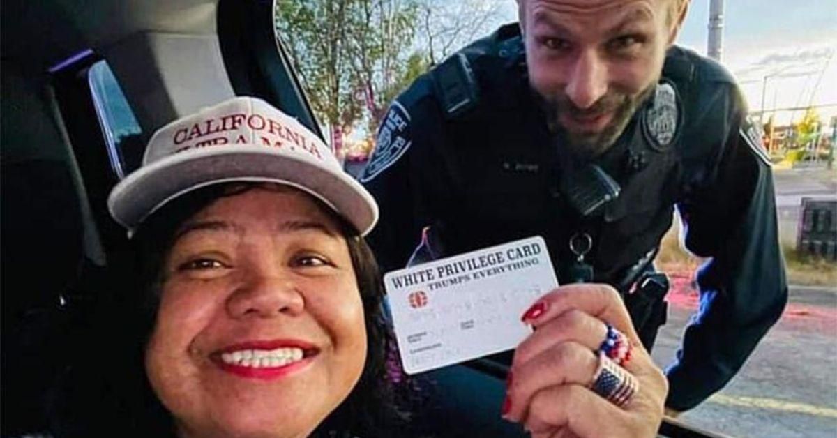 Alaska Cops Let MAGA Fan Off The Hook After She Flashes 'White Privilege Card' Instead Of Driver's License