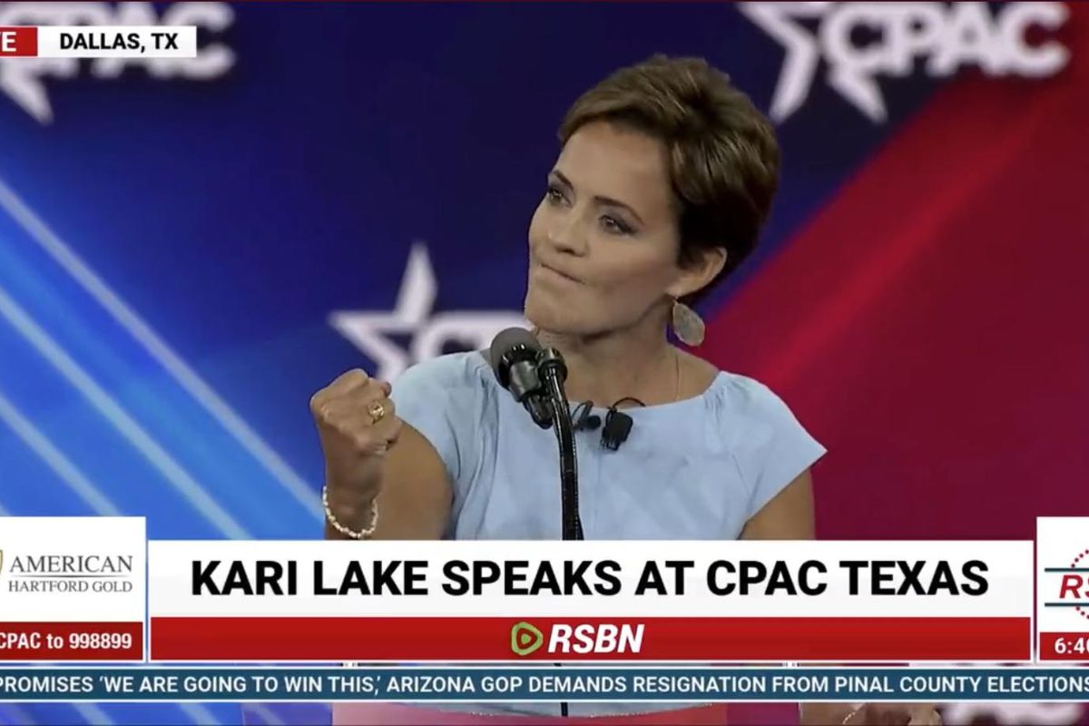 Kari Lake Shocked To Learn Obvious Antisemite She Endorsed Is Antisemite