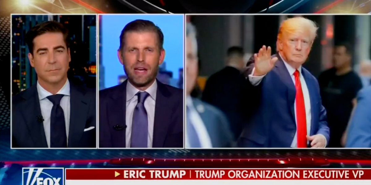 Eric Trump Accidentally Tells The Truth About How His Dad Handled His Justice Department–And No One's Surprised