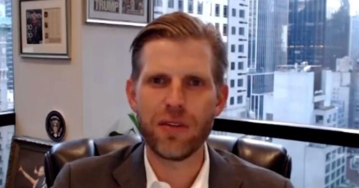 Eric Trump Says 'God' Is To Thank For His Father's 2016 Win In Cringey Video–And The Mockery Came Quick