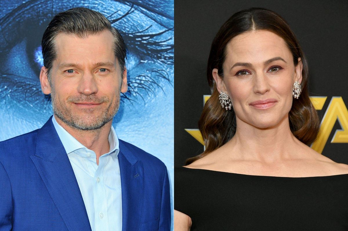 Nikolaj Coster-Waldau, Jennifer Garner spotted filming show under Congress bridge