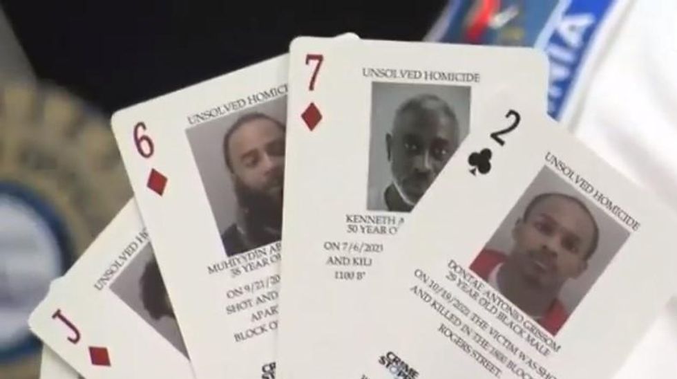 Virginia police hope to solve cold homicide cases by distributing playing cards featuring photos of victims to prison inmates Virginia police hope to solve cold homicide cases by distributing playing cards featuring photos of victims to prison inmates