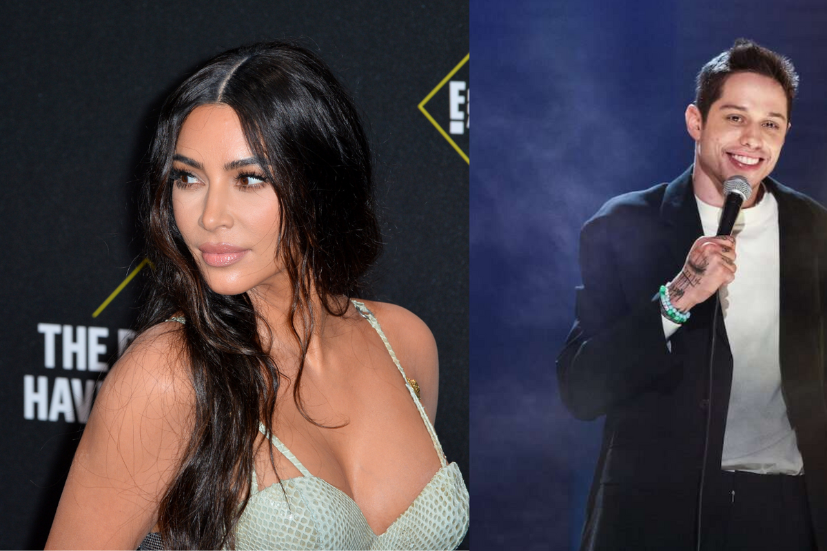 Pete Davidson and Kim Kardashian