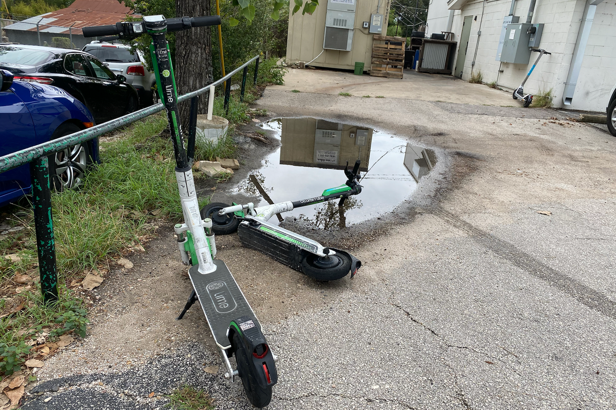 Trash and scooters still clogging Austin creeks, study finds